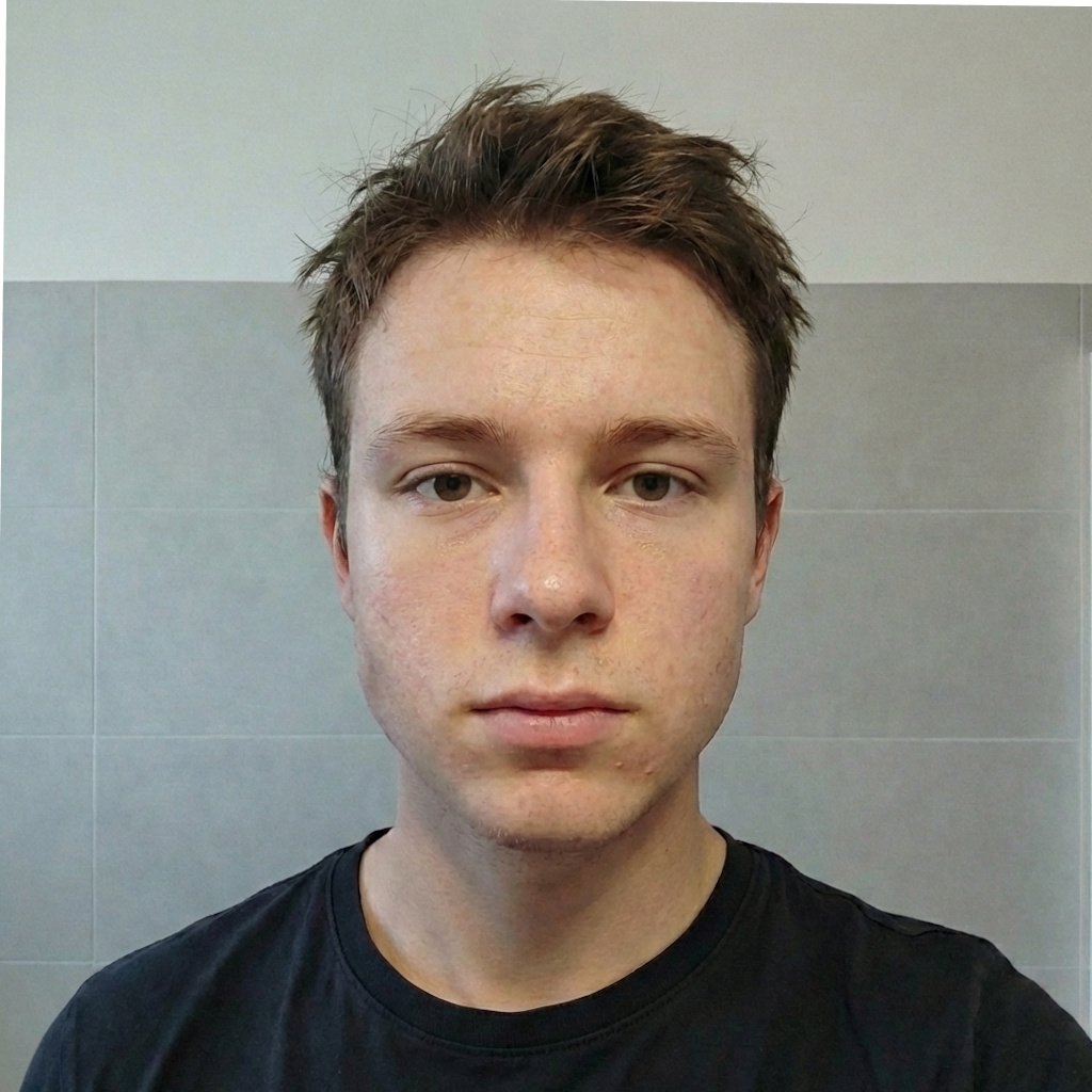 Before using product - face showing puffiness